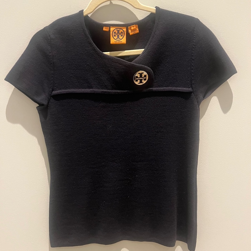 Tory Burch short sleeved sweater